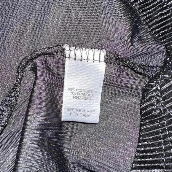 Cato Black Drawstring Blouse Top / Size M - Picture 12 of 13